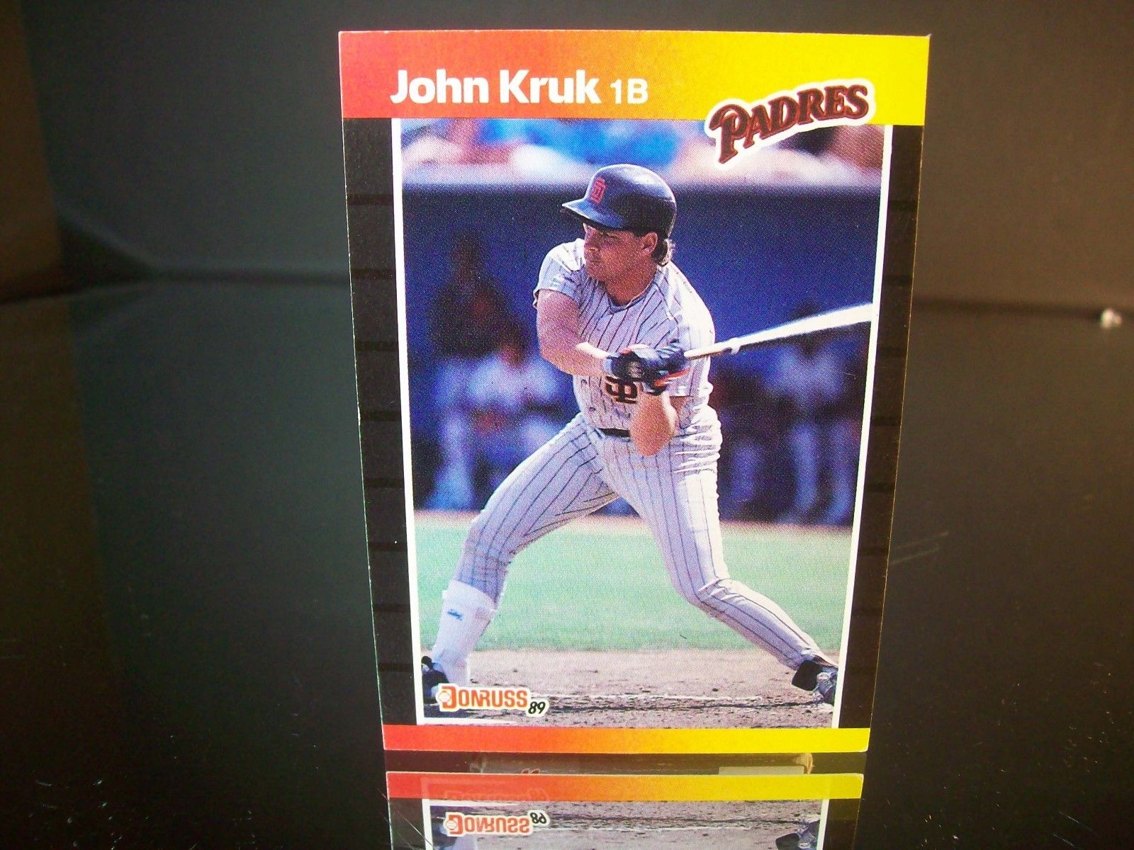 1600x1200 John Kruk Donruss 1989 Card San Diego Padres MLB Baseball