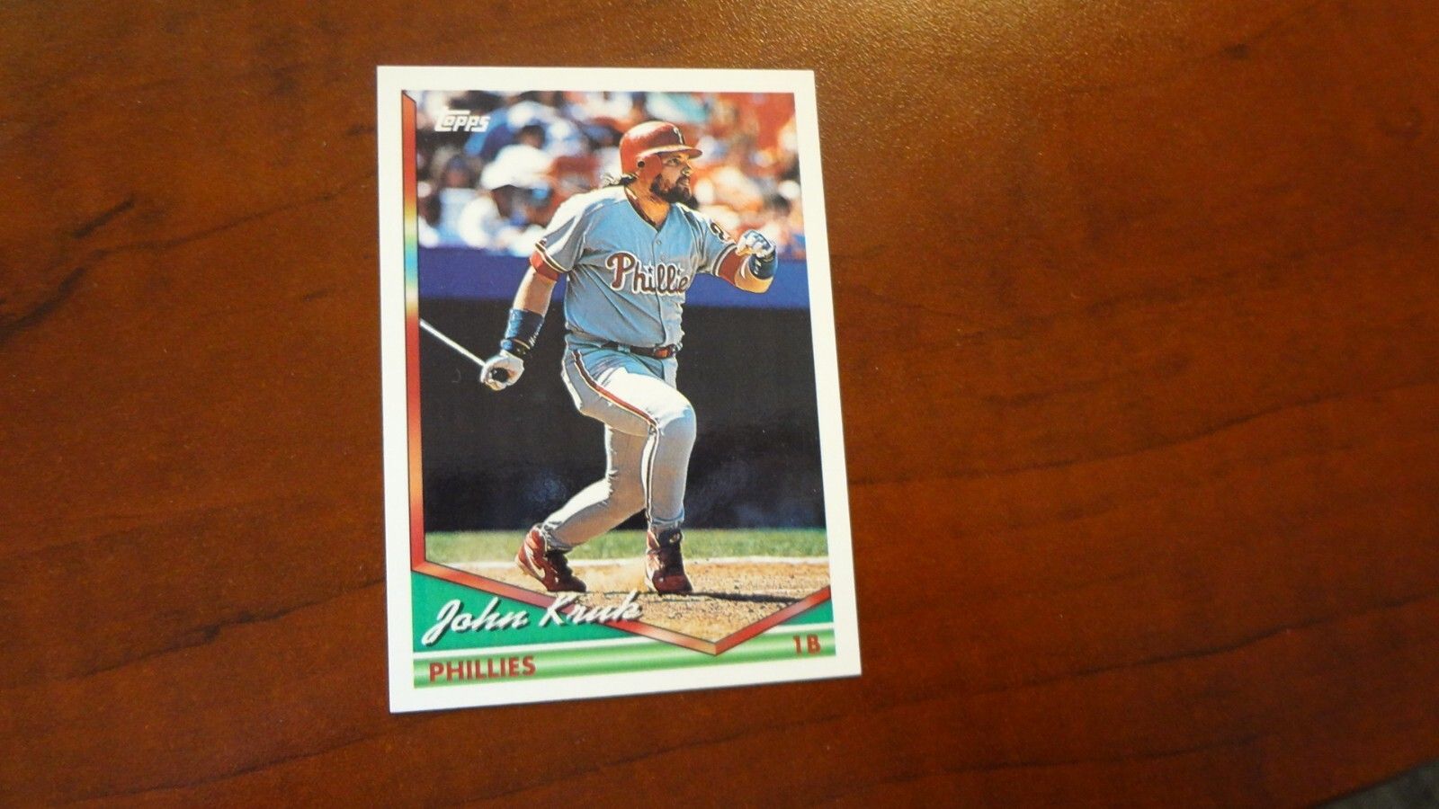 1600x900 TOPPS # 401 JOHN KRUK BASEBALL CARD