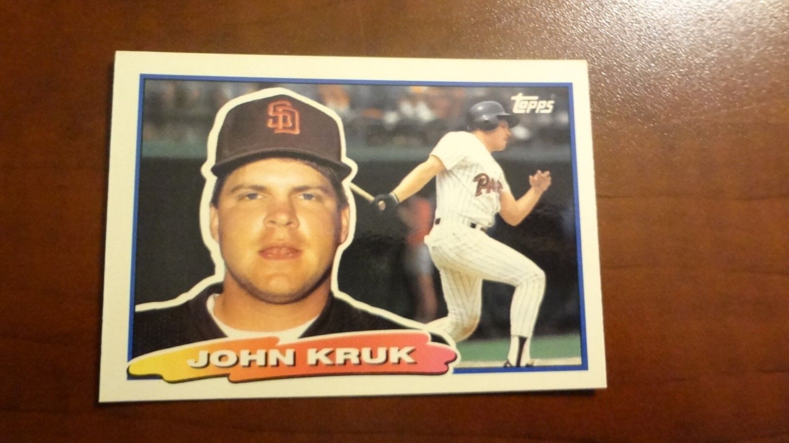 1600x900 TOPPS BIG BASEBALL CARD # 60 JOHN KRUK