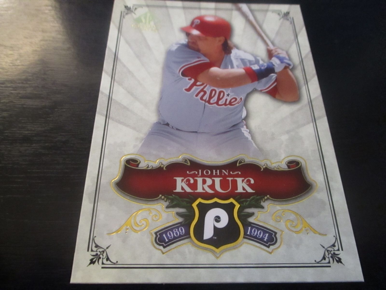 1600x1200 john kruk (philadelphia phillies)2006 upper deck SP LEGENDARY CUTS CARD mint