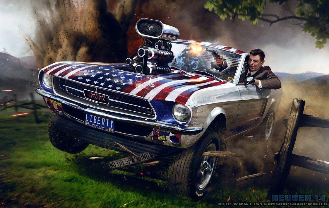 1124x710 Bad Ass Presidential Portraits By Jason Heuser
