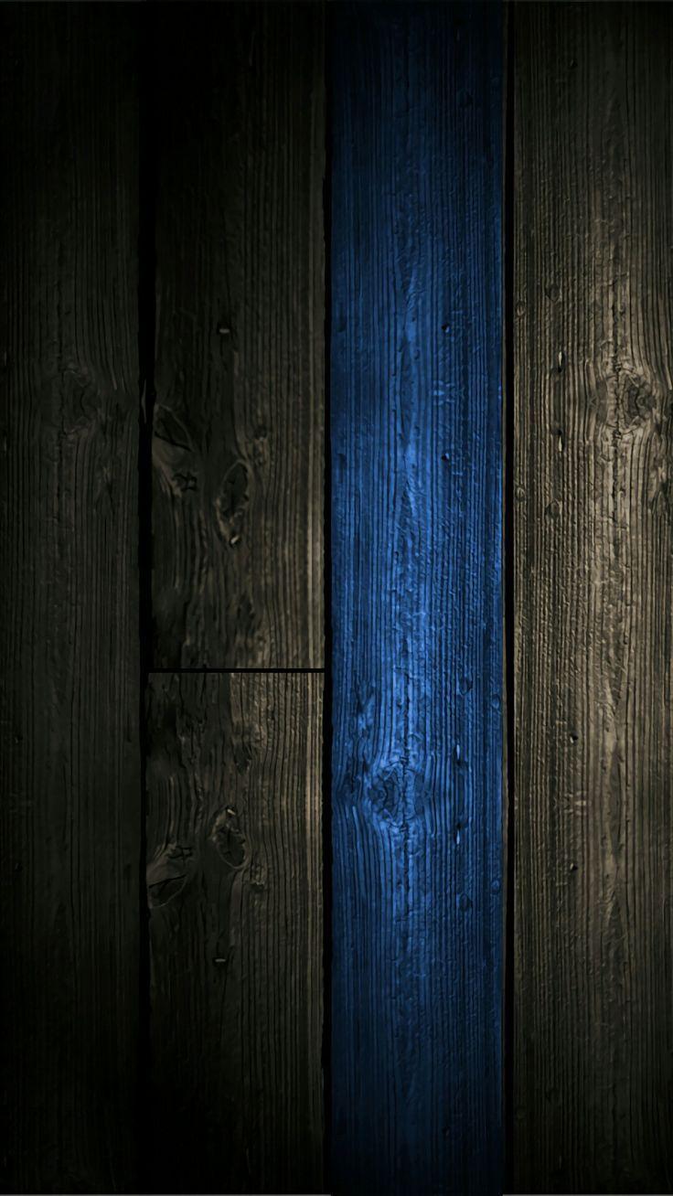 736x1308 Thin Blue Line iPhone Wallpaper. Wood wallpaper, Blue wallpaper iphone, Phone wallpaper design