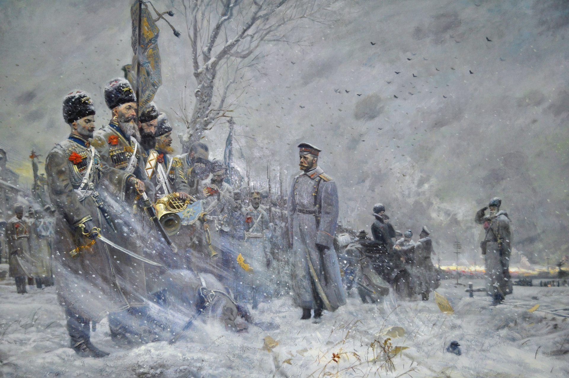 1920x1275 farewell escort pattern paul rizhenko russia empire russian army