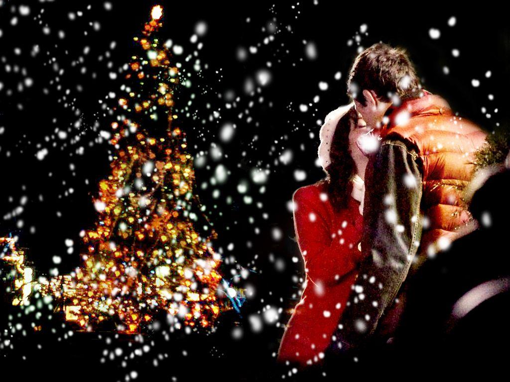1024x768 Christmas Love Wallpaper