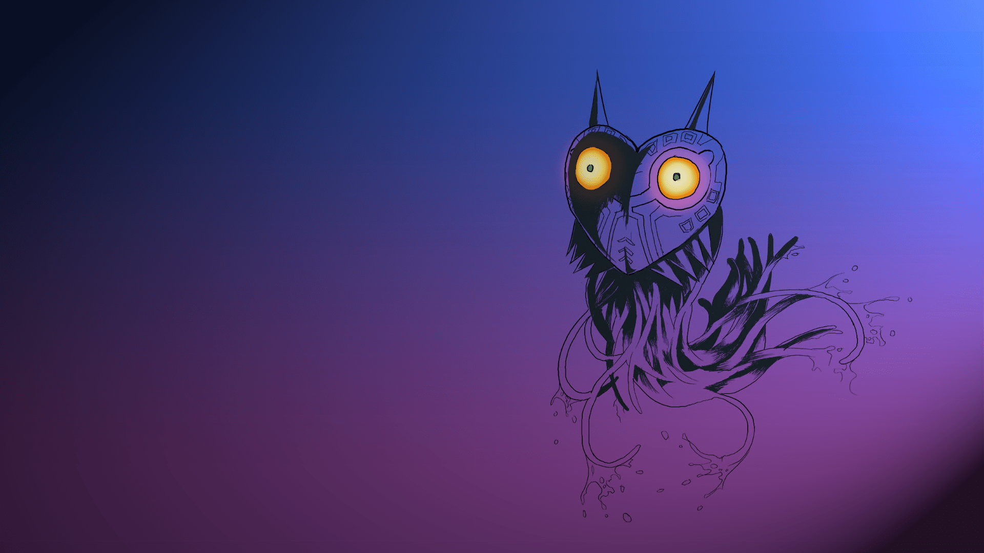 1920x1080 video games, minimalistic, The Legend of Zelda, The Legend of Zelda: Majoras Mask Wallpaper /