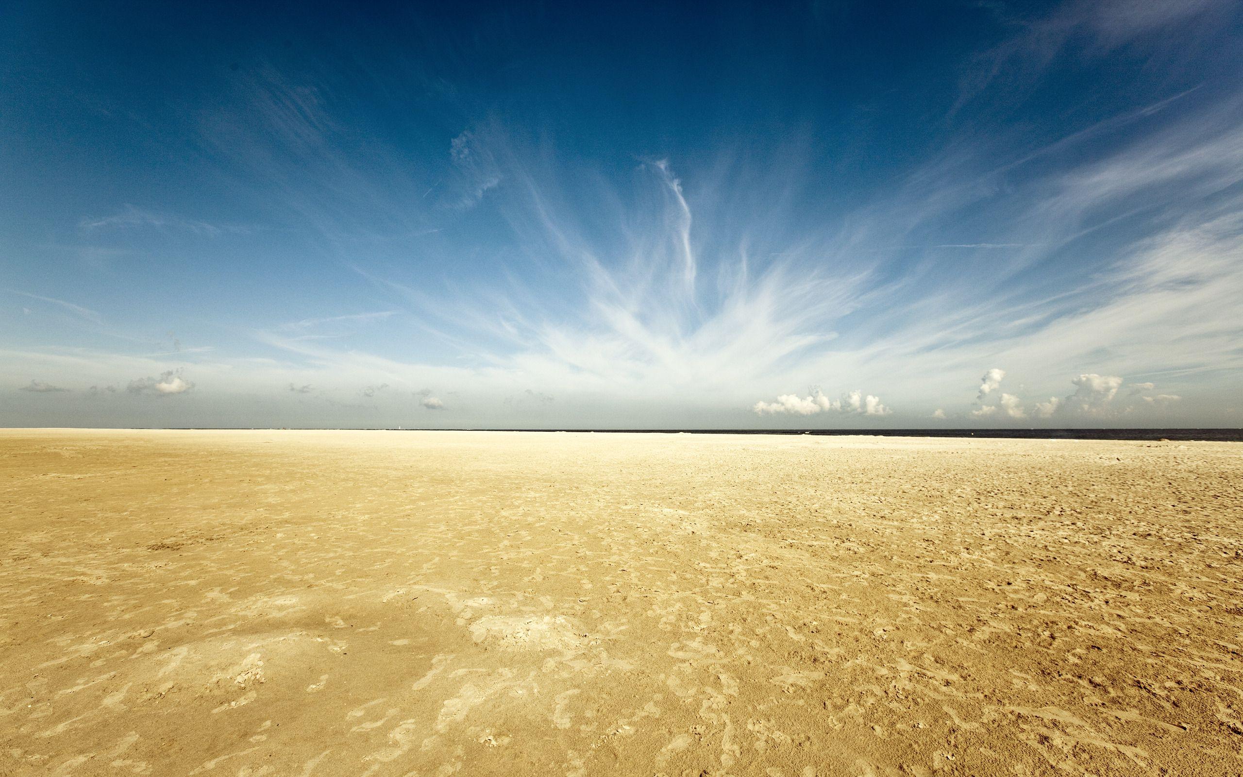 2560x1600 Yellow Sand Desert Blue Sky wallpaper. Yellow Sand Desert Blue Sky