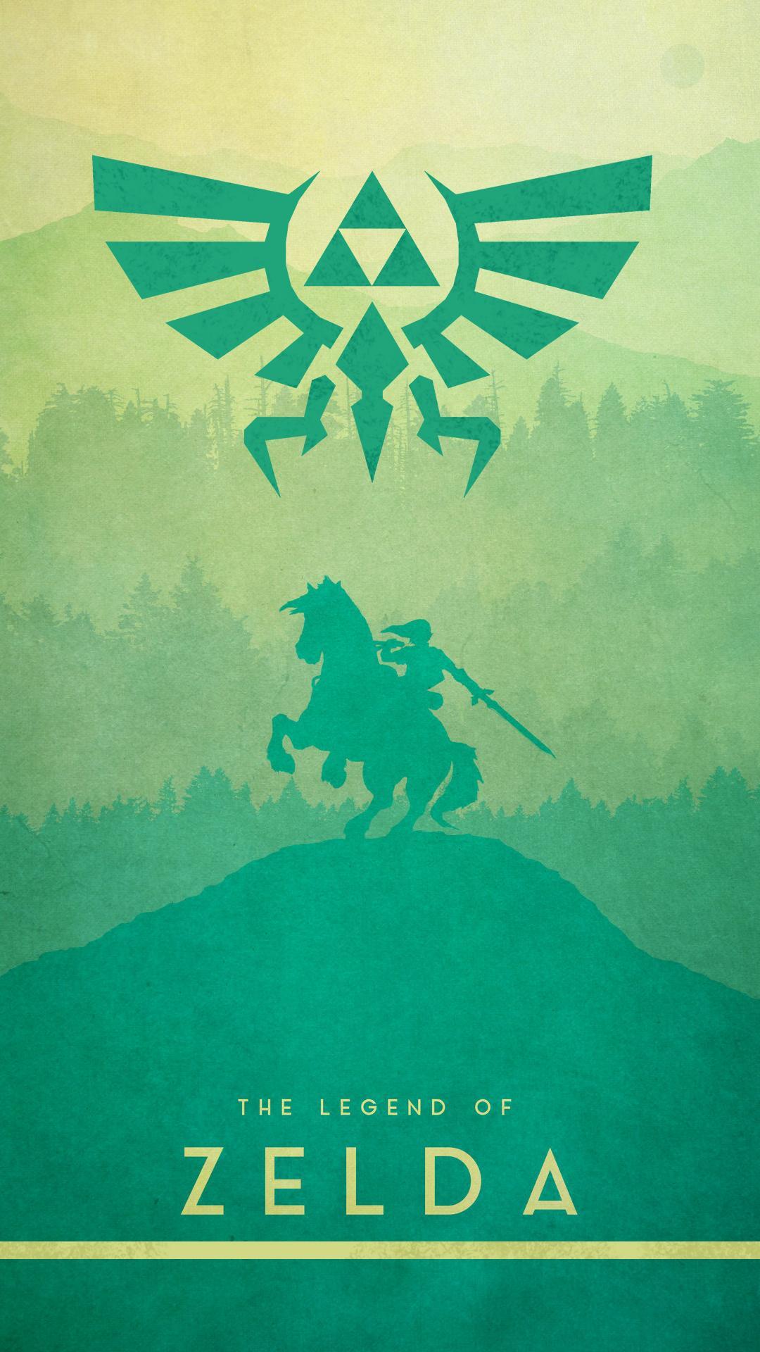 1080x1920 Zelda Minimalist Mobile Wallpaper