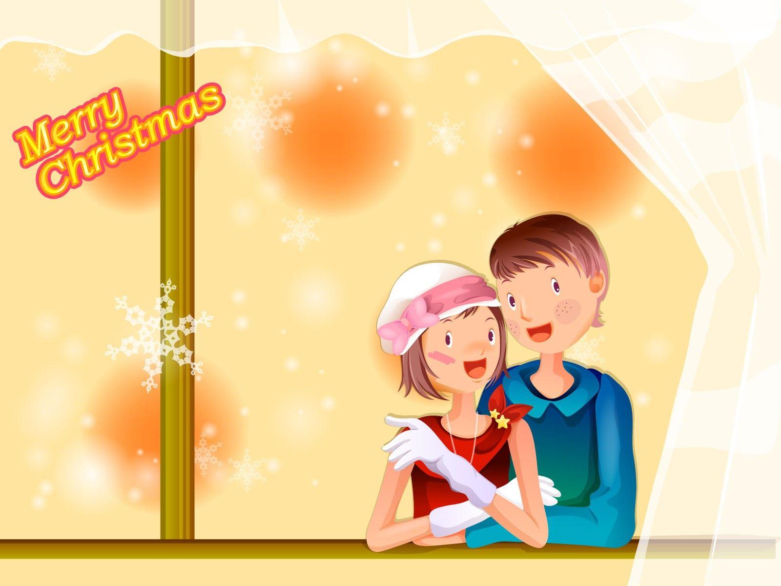 1600x1200 Merry Christmas With Love Wallpaper