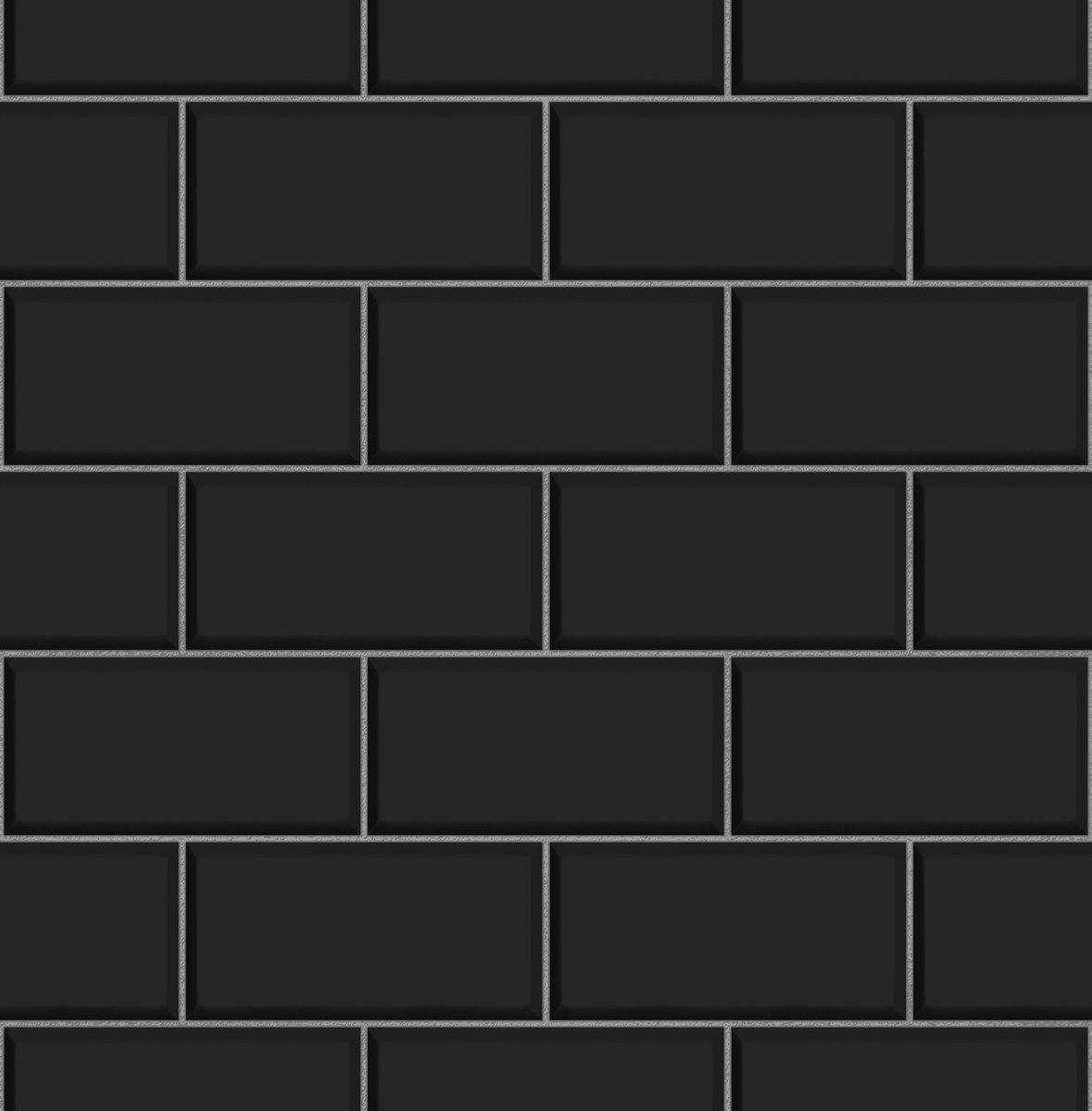 1179x1200 Black subway tile for bulkhead