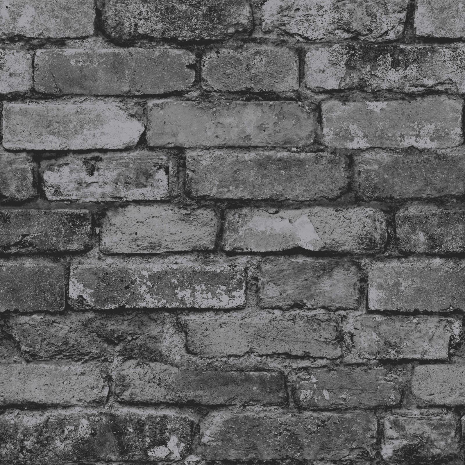 177118 Vintage Gray Brick Wallpaper Self Adhesive Film Brick Peel and  Stick Wallpaper Brick Faux Textured Wallpaper Stone Look Wall Contact Paper   Amazonin Home Improvement