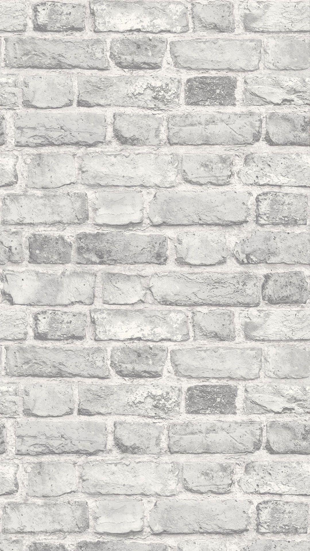 White Gray Brick Wallpaper Grey Selfadhesive Paper Home Decoration Pe   Fruugo IN