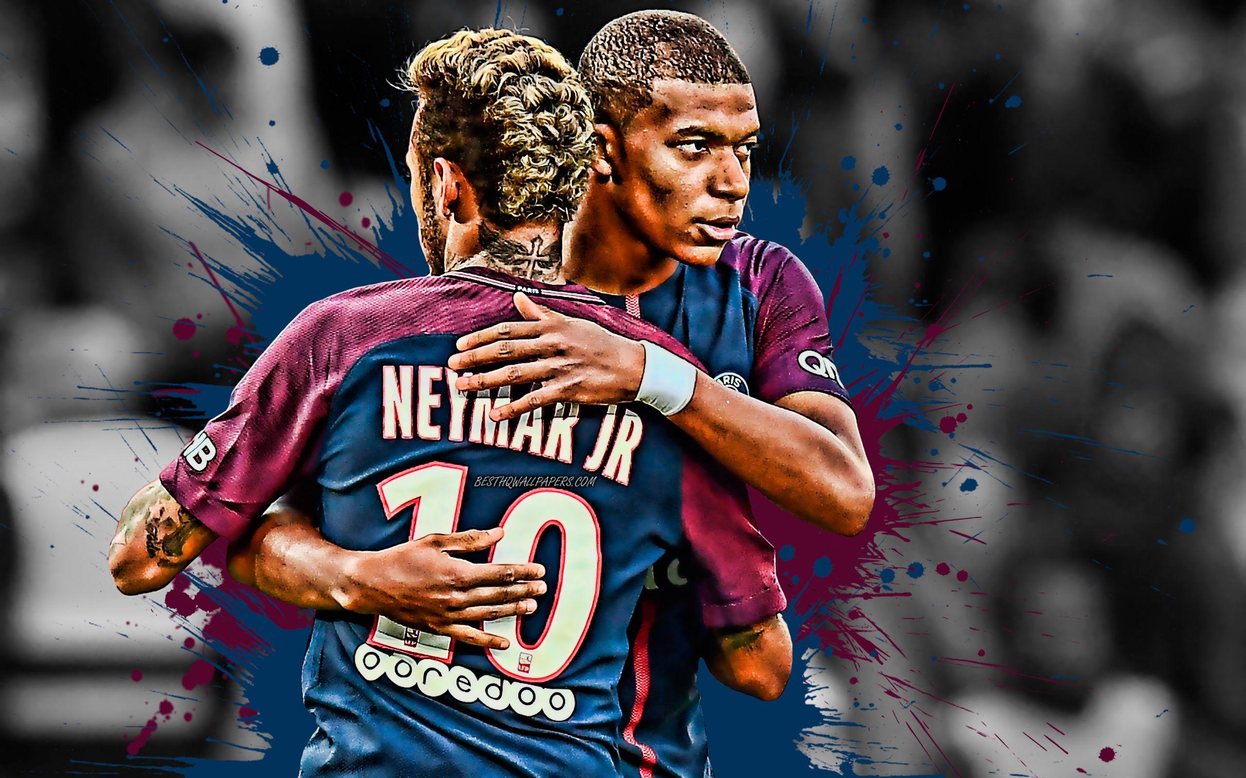Neymar And Mbappe Wallpapers Top Free Neymar And Mbappe Backgrounds Wallpaperaccess