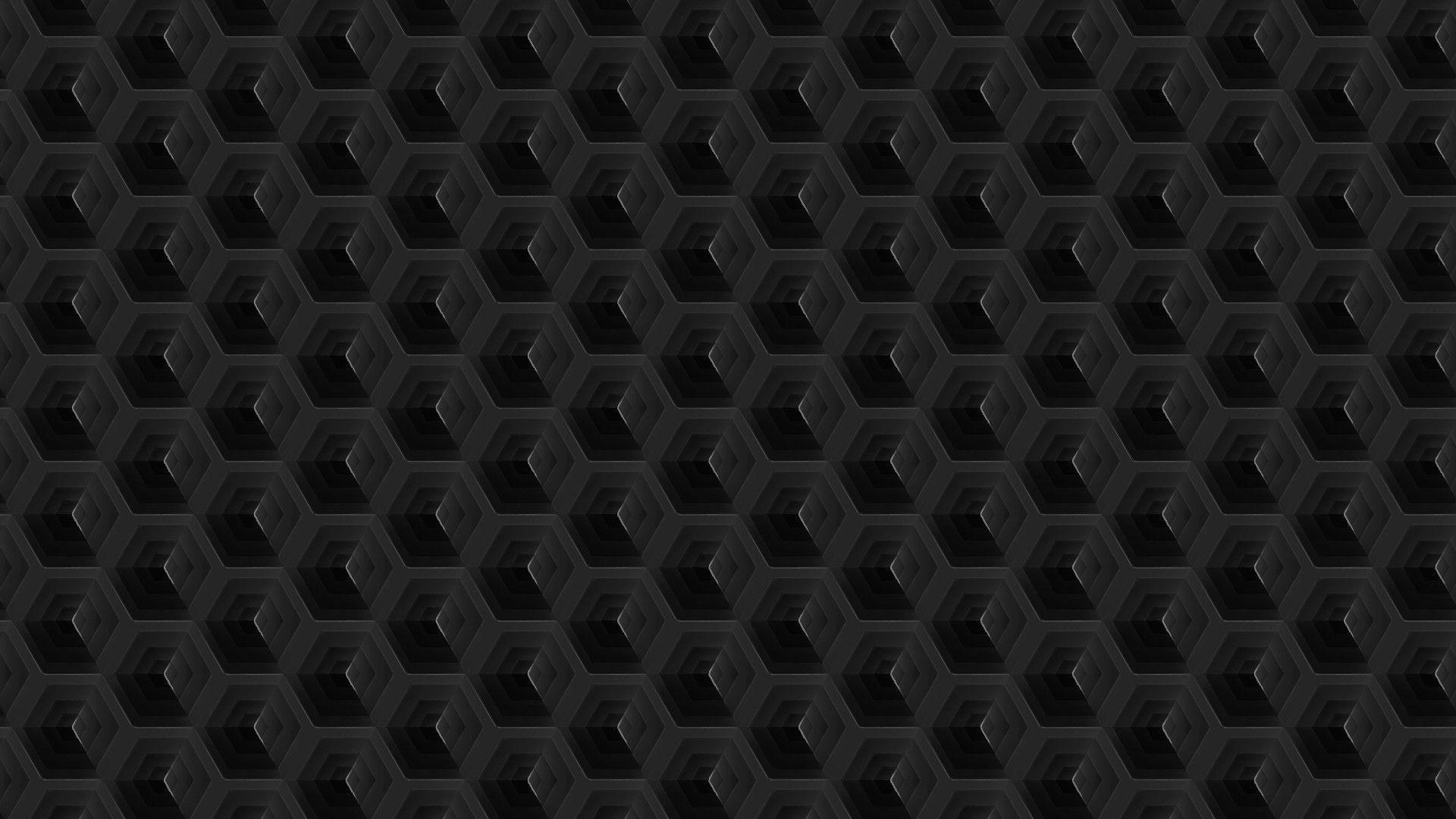 1920x1080 dark, Black, Cube, Square, Tile, Simple Wallpaper HD / Desktop and Mobile Background