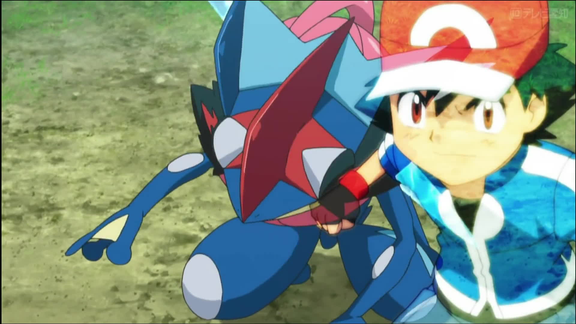 1920x1080 Ash Greninja Vs Mega Charizard X Vs Alain (Kalos League). English Sub HD