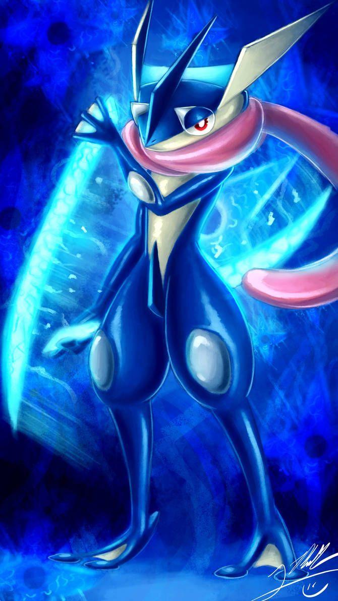 670x1192 Greninja by ShupaMikey. Cute pokemon wallpaper, Pokemon rayquaza, Pokemon firered