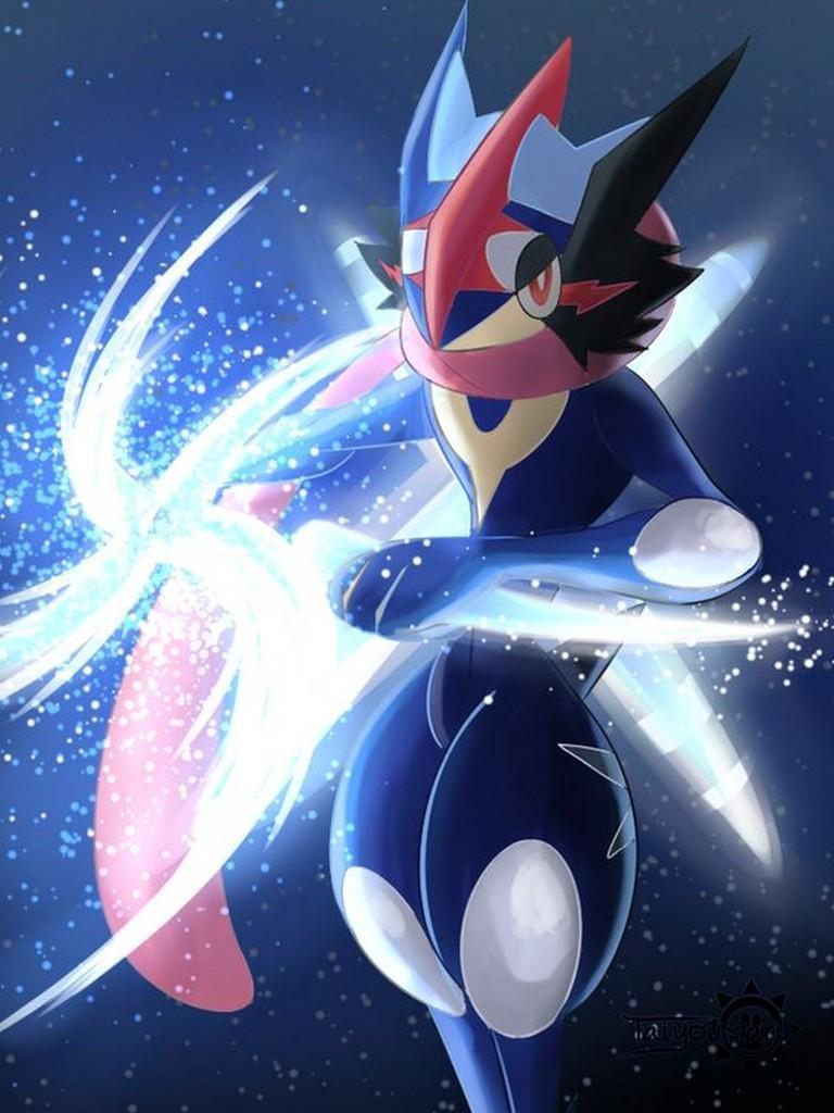 Mega Greninja Wallpapers Top Free Mega Greninja Backgrounds Wallpaperaccess