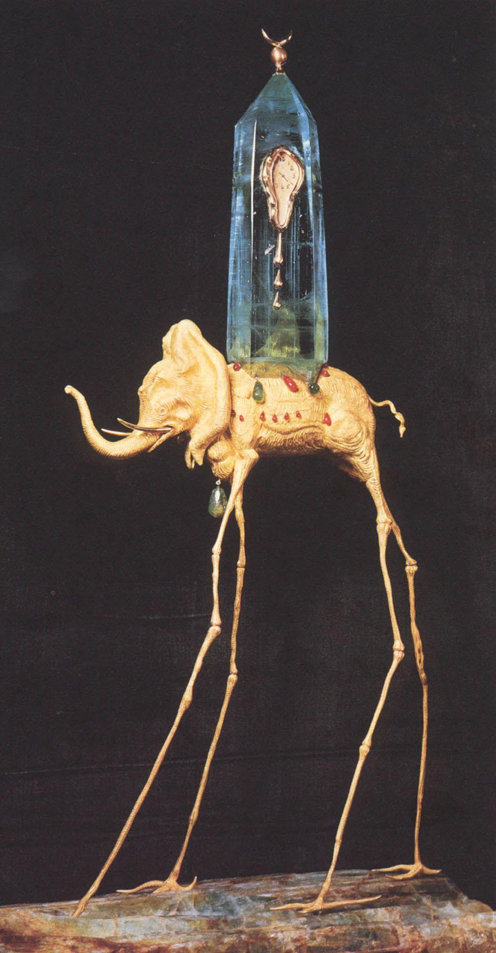 1001x1920 Elephant Sculpture surrealist salvador dali art wallpaper