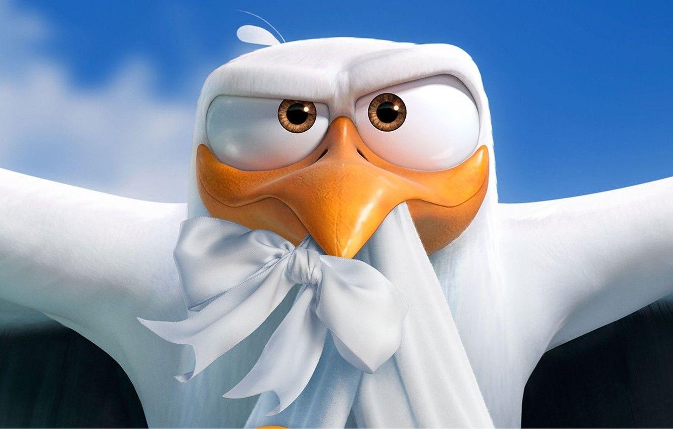 1332x850 Wallpaper kawaii, cinema, Hunter, sky, design, flying, bird, cloud, feathers, pretty, cartoon, movie, face, animal, baby, film image for desktop, section фильмы
