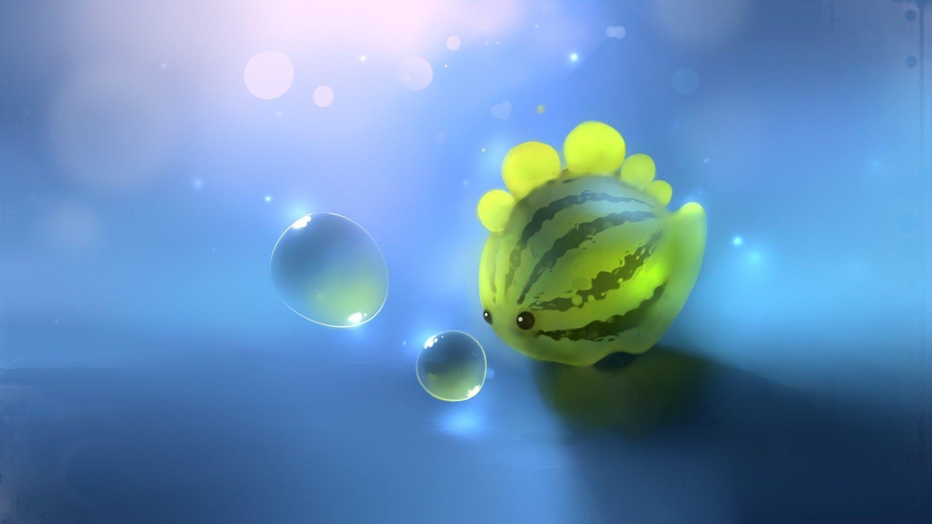 1920x1080 Dưa hấu dễ thương