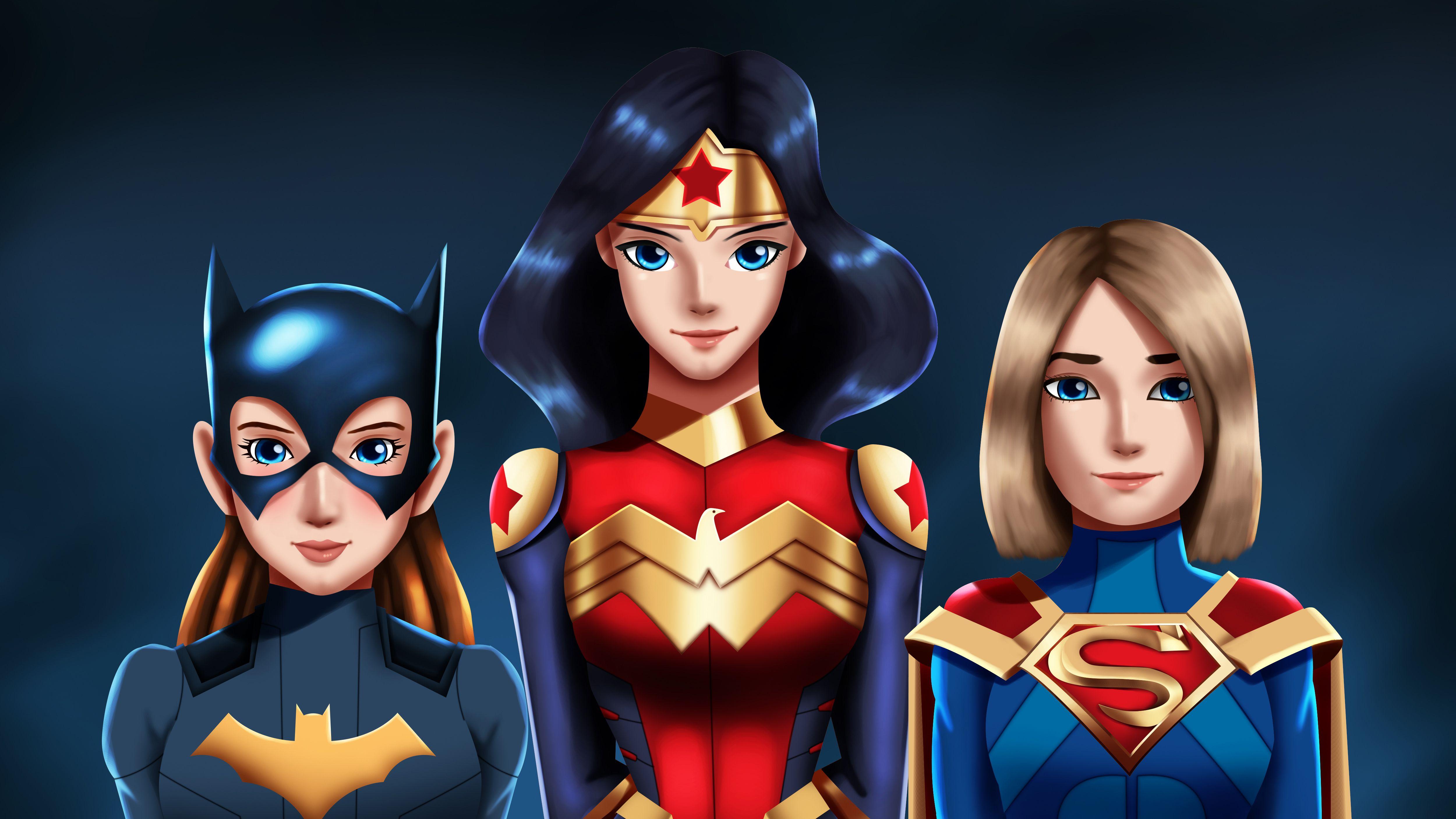 5000x2813 Superheroes Girls Digital Art 5k, HD Superheroes, 4k Wallpaper, Image, Background, Photo and Picture