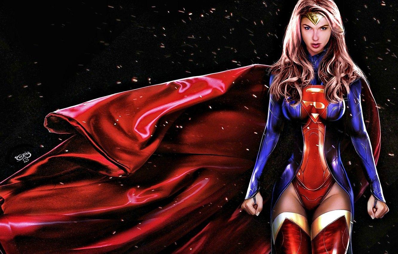 1332x850 Wallpaper gal gadot, super girl, Super Hero image for desktop, section арт