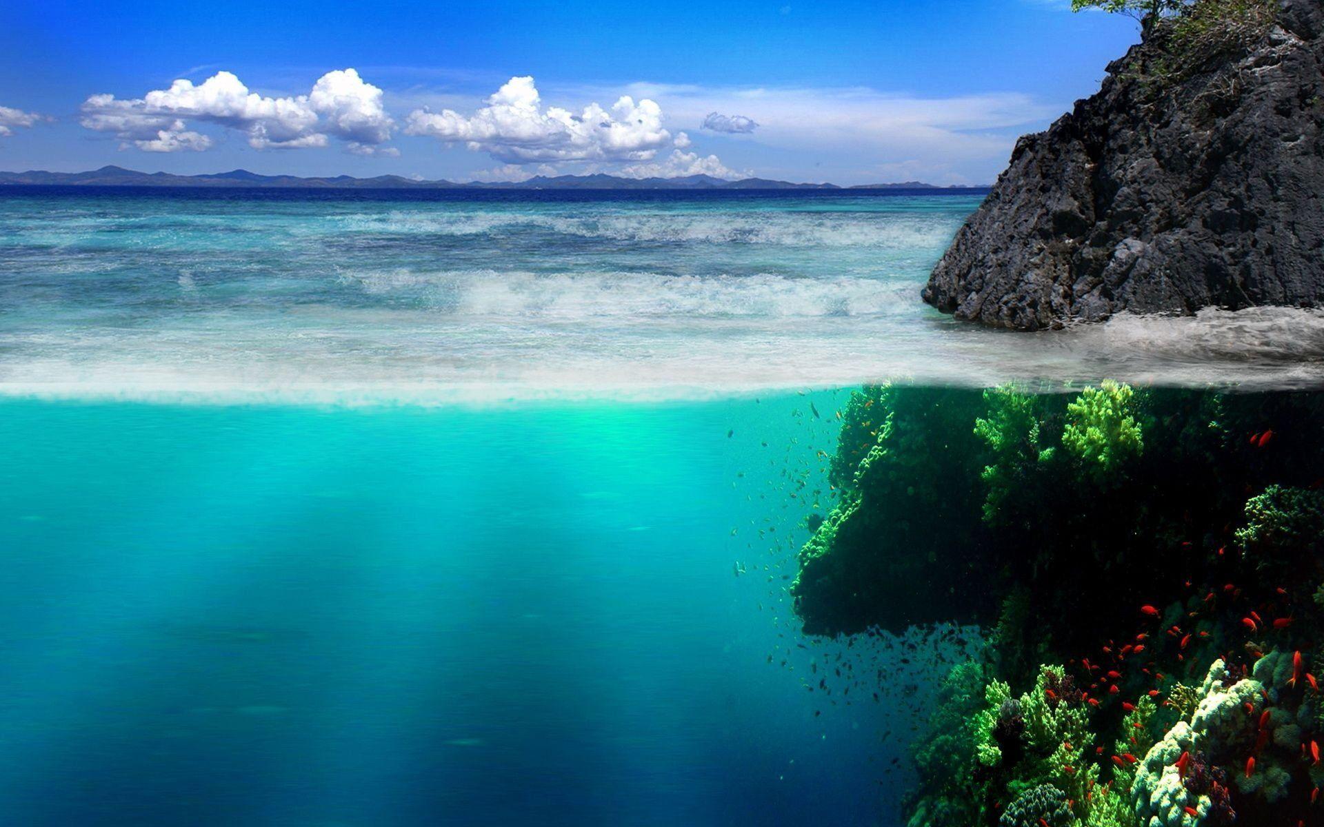 1920x1200 Ocean Computer Wallpaper, Desktop Background×900 Fantasy Ocean Wallpaper (34 Wallpaper). Ado. Scenery wallpaper, Ocean landscape, Ocean background