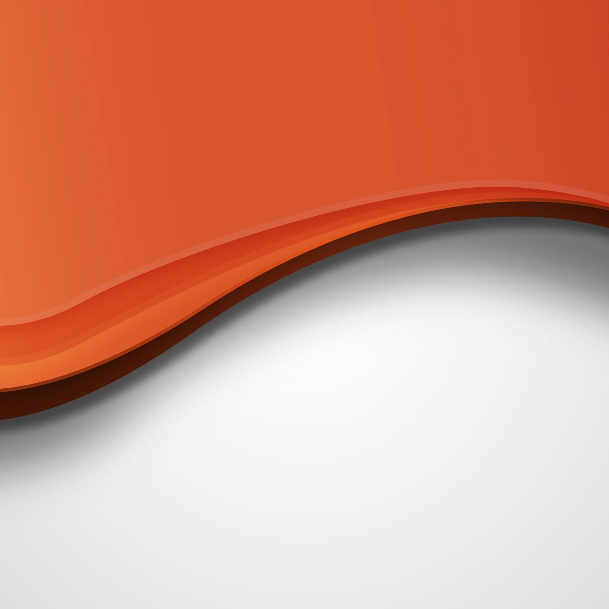 2048x2048 HD Orange iPad Wallpaper