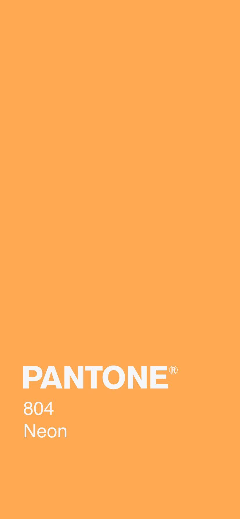 828x1792 PANTONE 804 Neon Plain Wallpaper