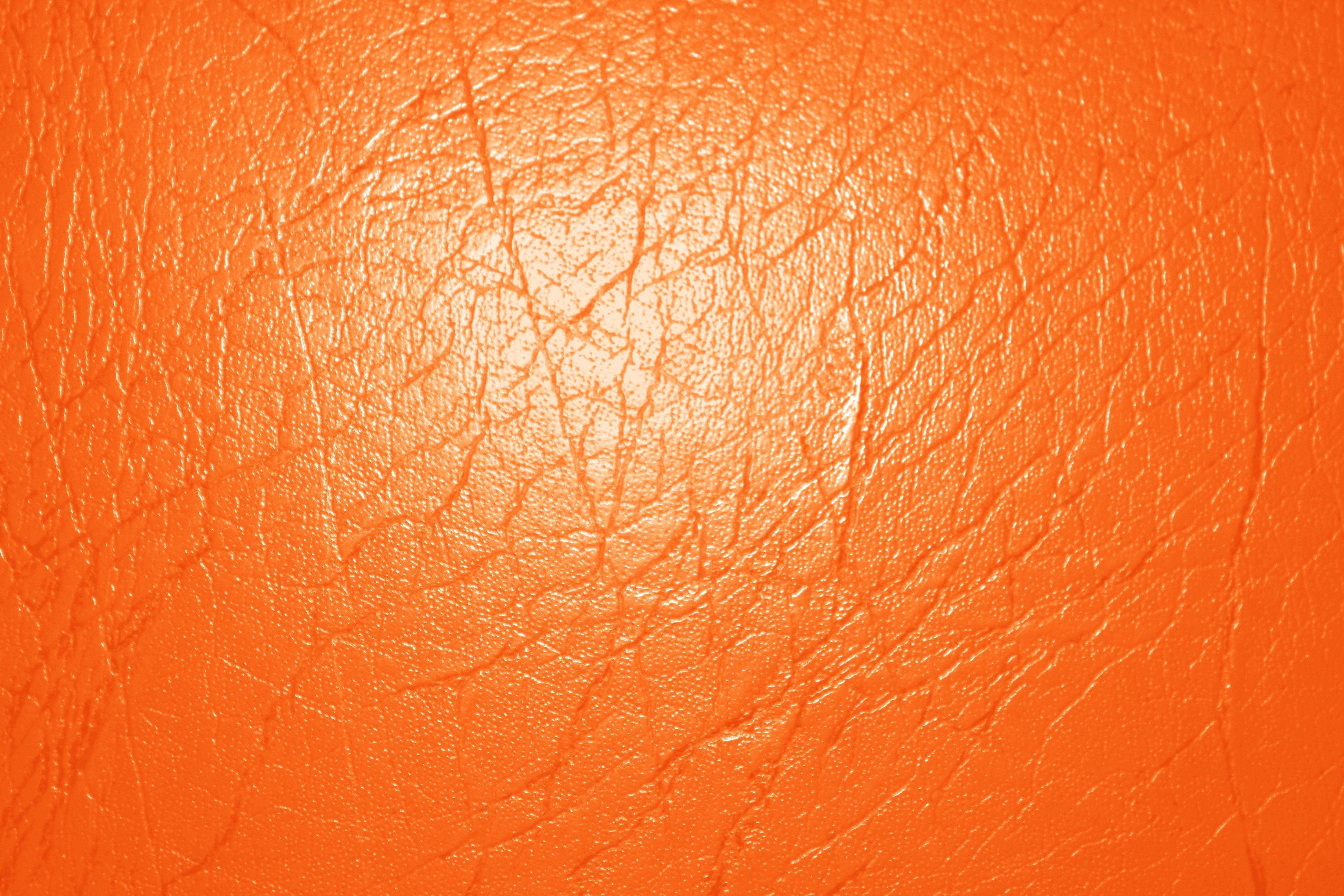 3888x2592 Bright Orange Leather Texture Picture. Free Photograph. Photo Public Domain
