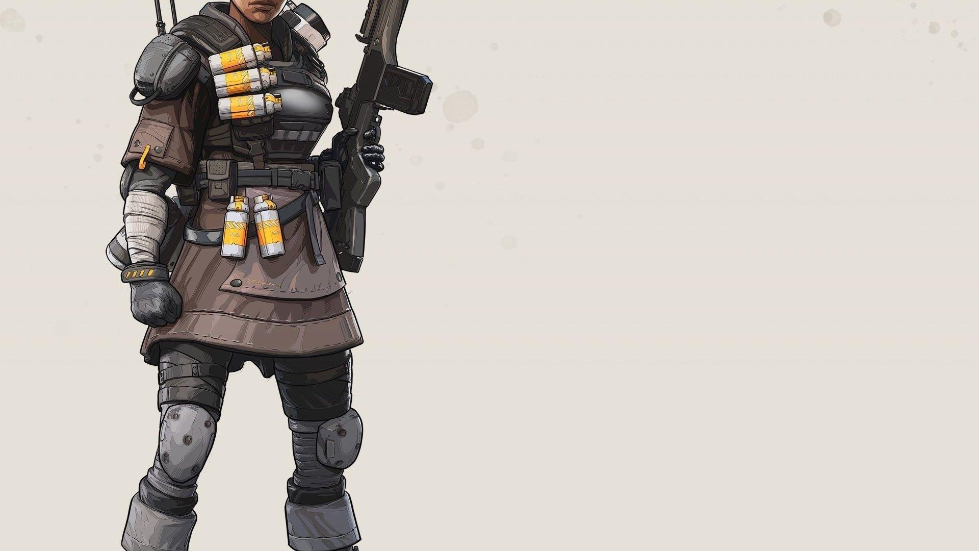 1920x1080 Download 1920x1080 Apex Legends, Bangalore, Character, Battle Royale Games, Rifle Wallpaper for Widescreen