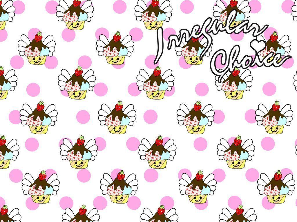 1024x768 Cute Cupcake Wallpaper