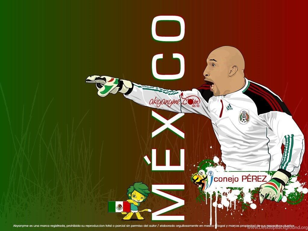 1024x768 Mexico Soccer Team Logo Wallpaper Image Desktop Background