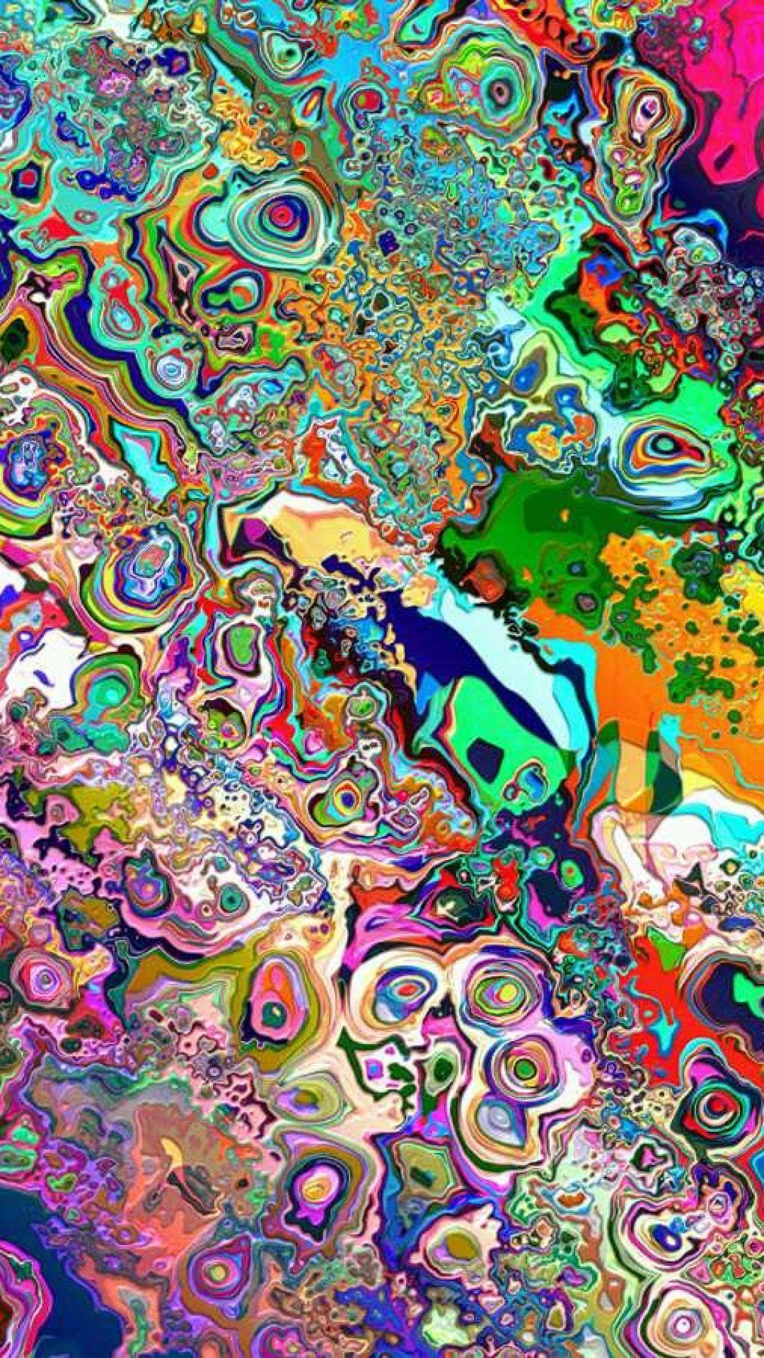 1080x1920 Psychedelic Wallpaper HD