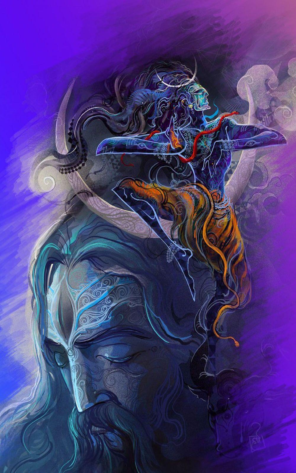1000x1600 Lord Shiva Aghori Art 4K Ultra HD