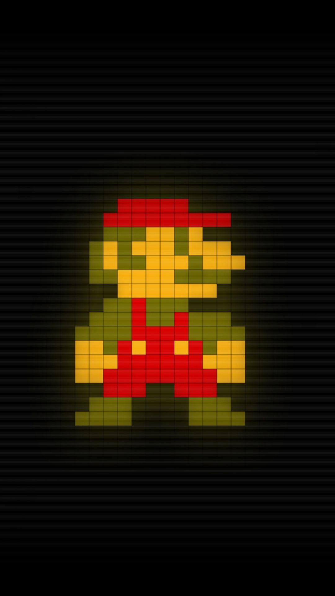 1080x1920 Pixel Wallpaper. Pixel Mario Wallpaper, Megapixel Wallpaper and Luigi Pixel Wallpaper
