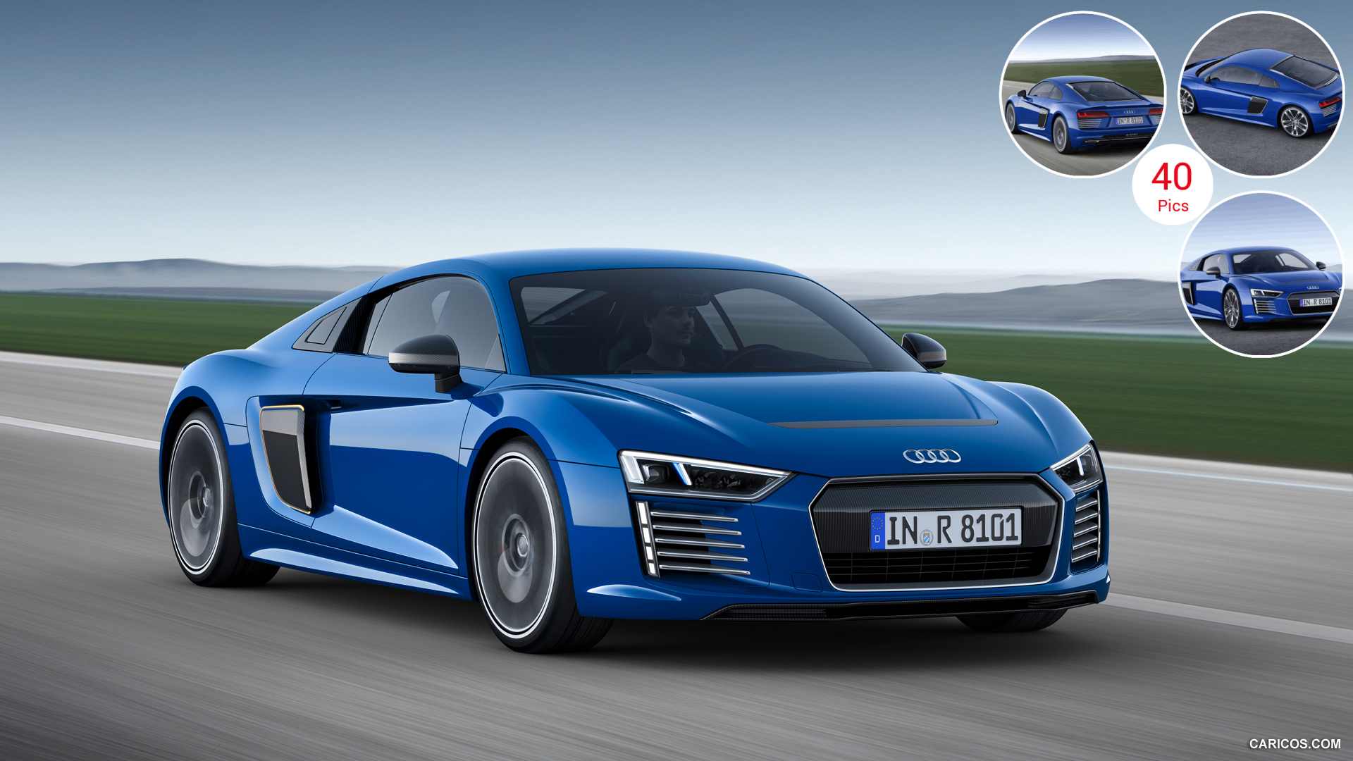 1920x1080 Audi R8 E Tron (Magnetic Blue). HD Wallpaper