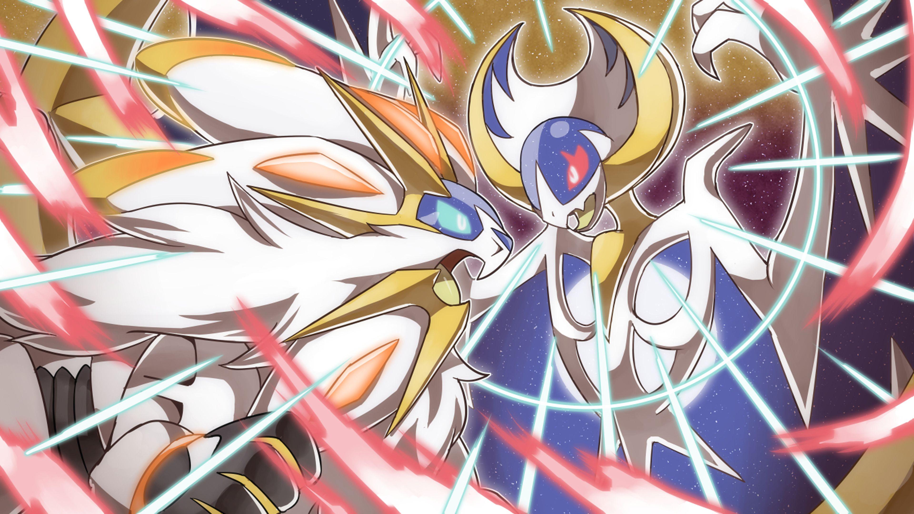 3840x2160 Solgaleo And Lunala Wallpaper