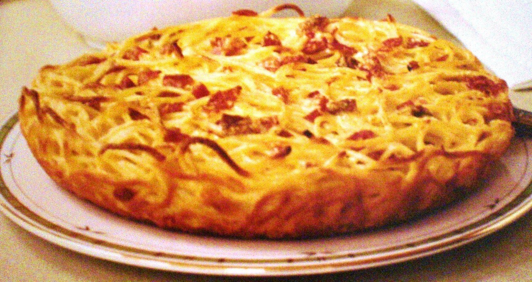 1744x926 italian food. Italian Food spaghetti pie. Yummy Food & Dessert