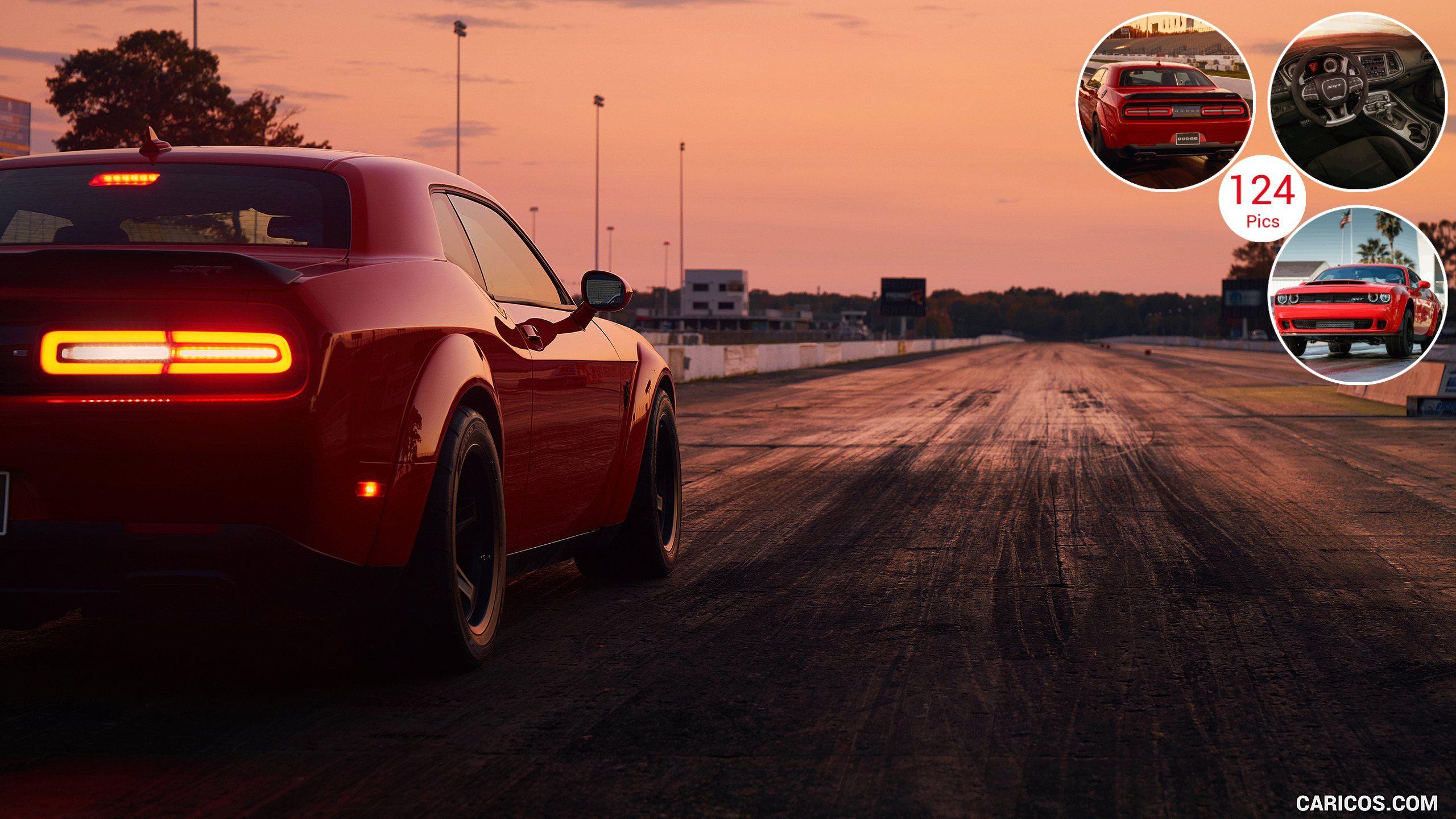 2560x1440 Dodge Challenger SRT Demon Light. HD Wallpaper