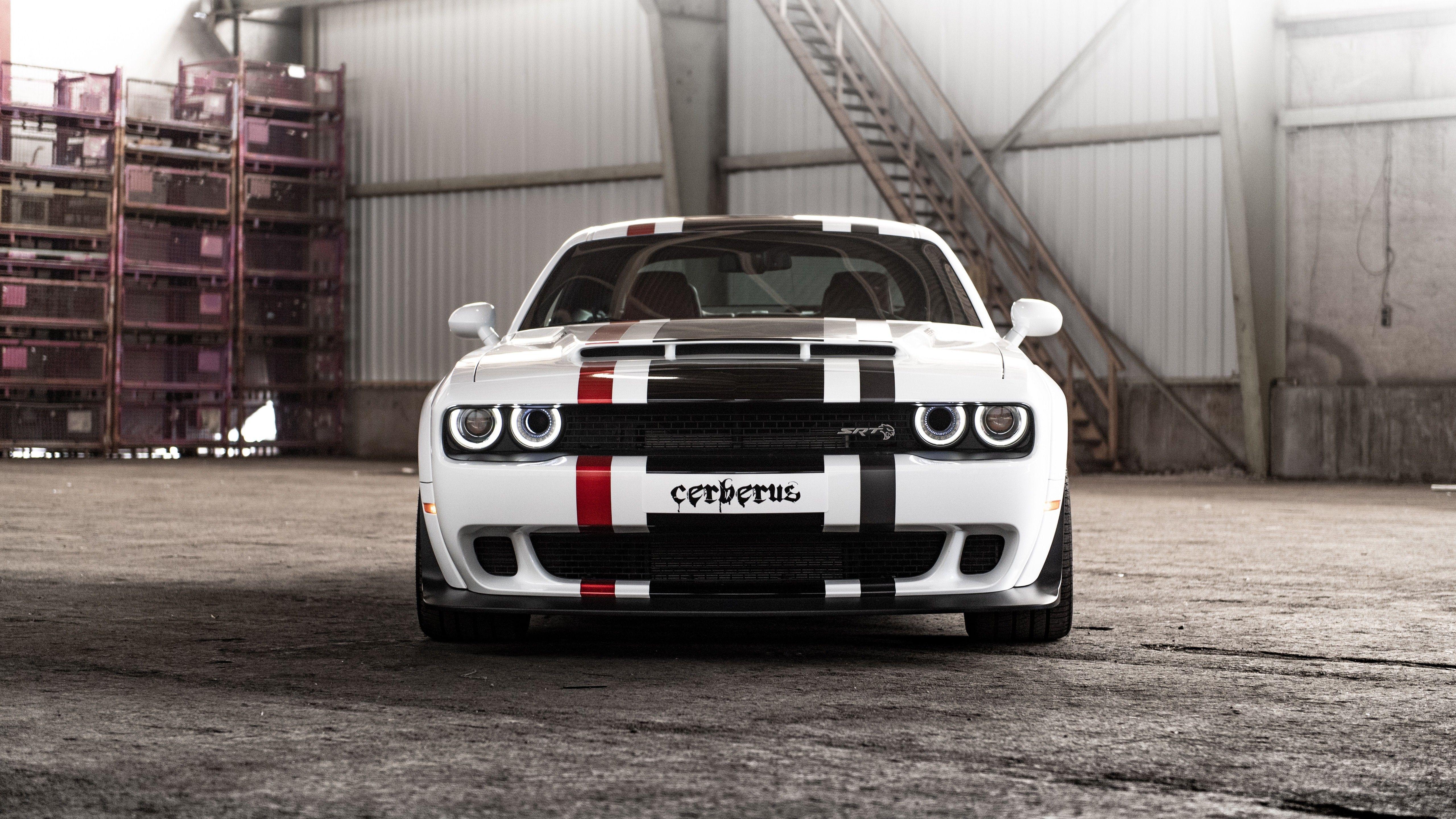 5120x2880 Geiger Dodge Challenger SRT Hellcat Cerberus 5K Car Wallpaper