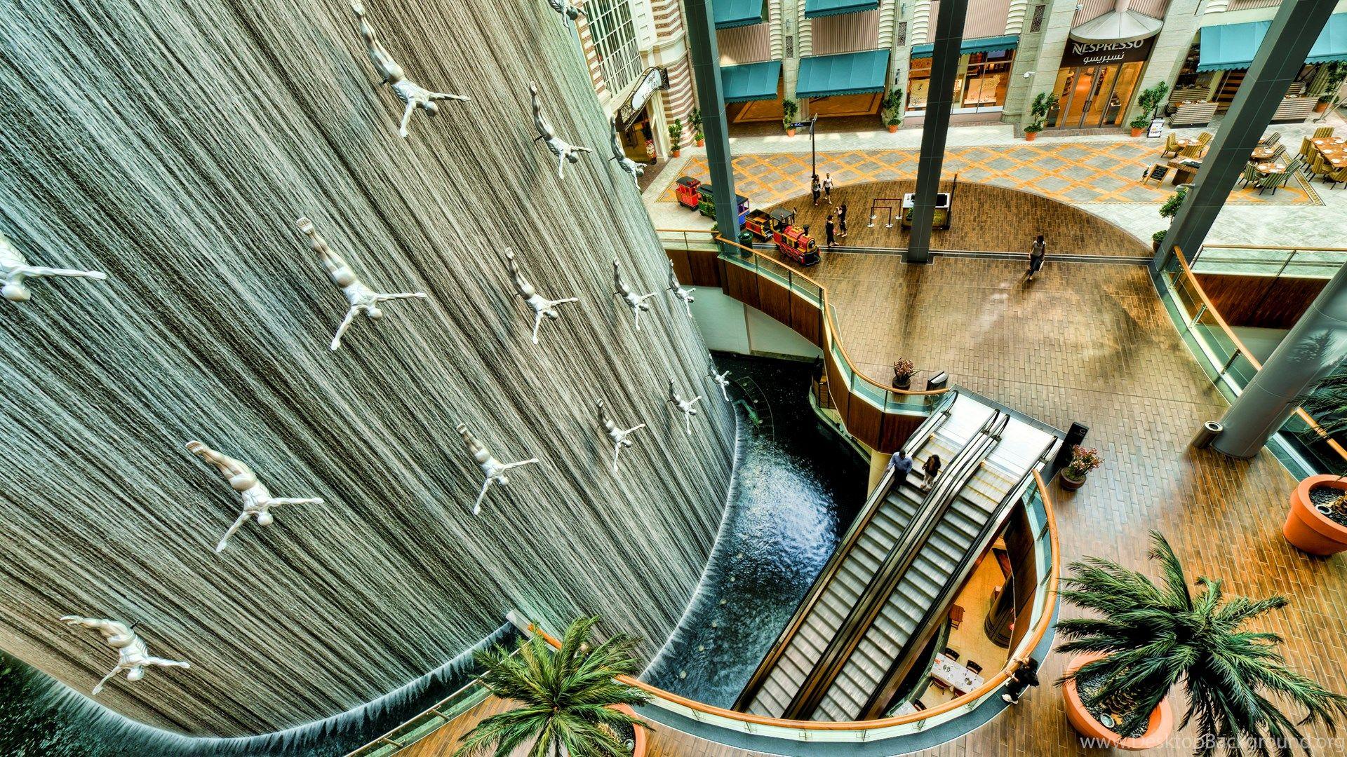 1920x1080 Dubai Mall HD Wallpaper Desktop Background
