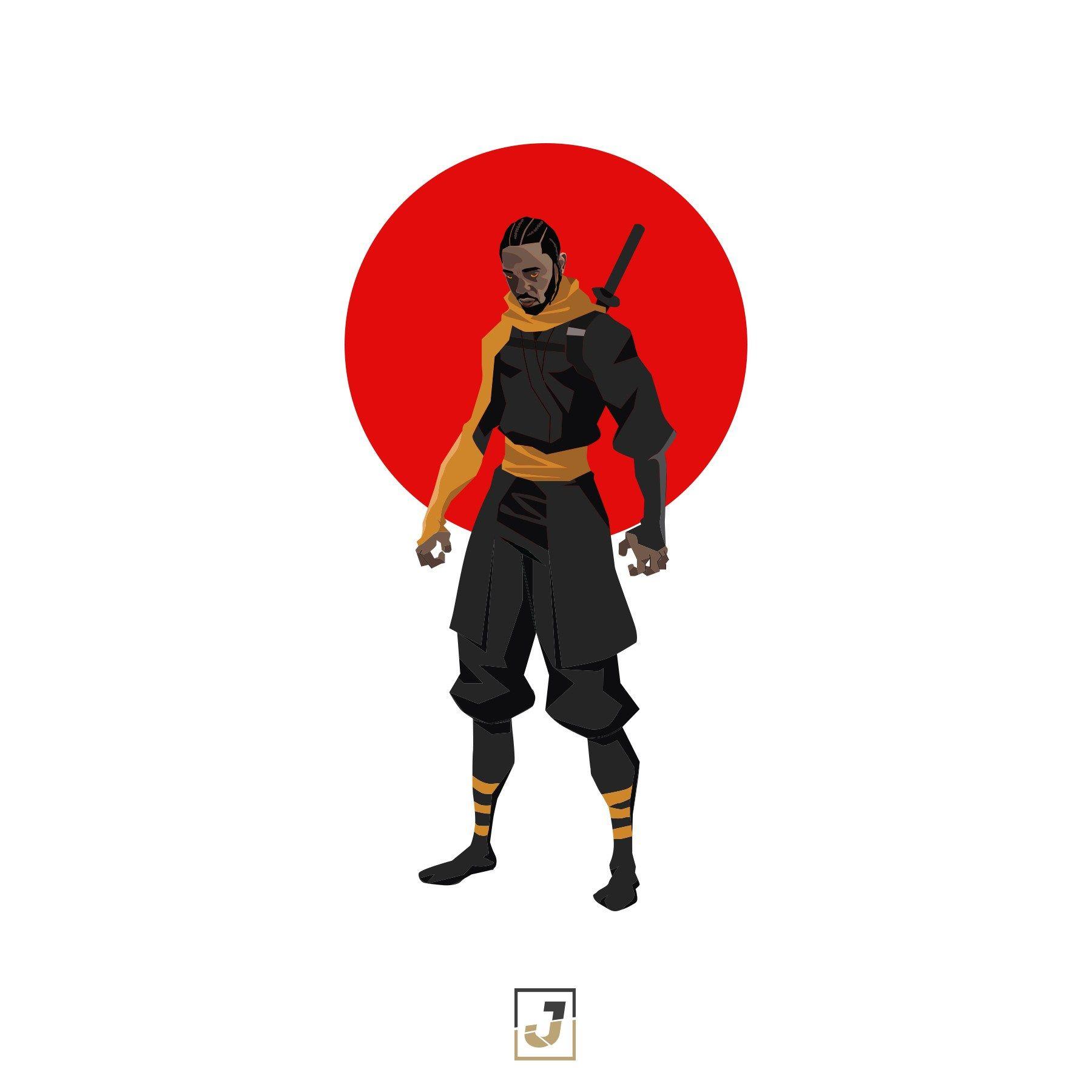 1800x1800 Kendrick Lamar (Kung Fu Kenny)