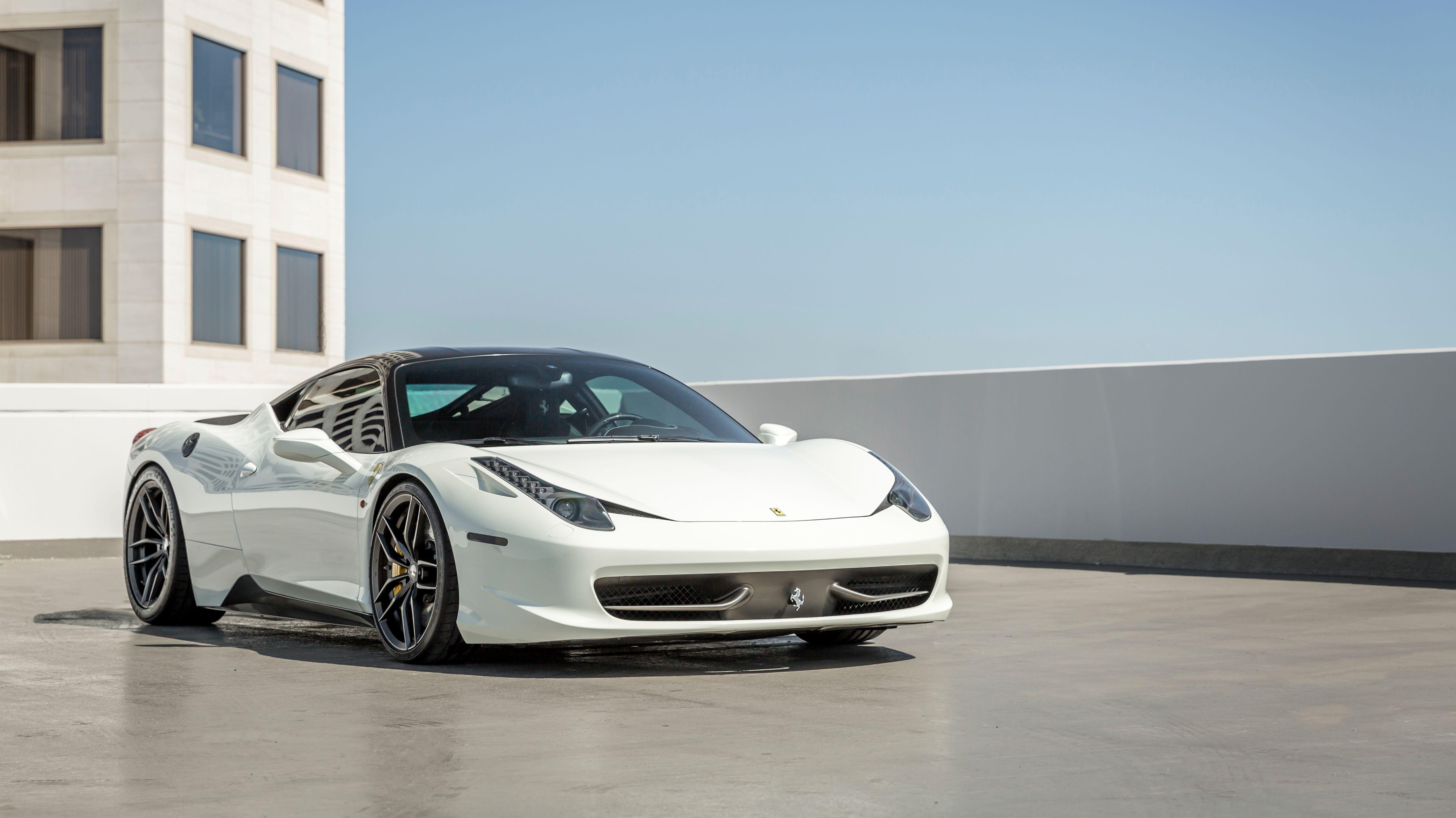 5120x2880 Vorsteiner Ferrari 458 Carbon Graphite 5K Wallpaper. HD Car Wallpaper