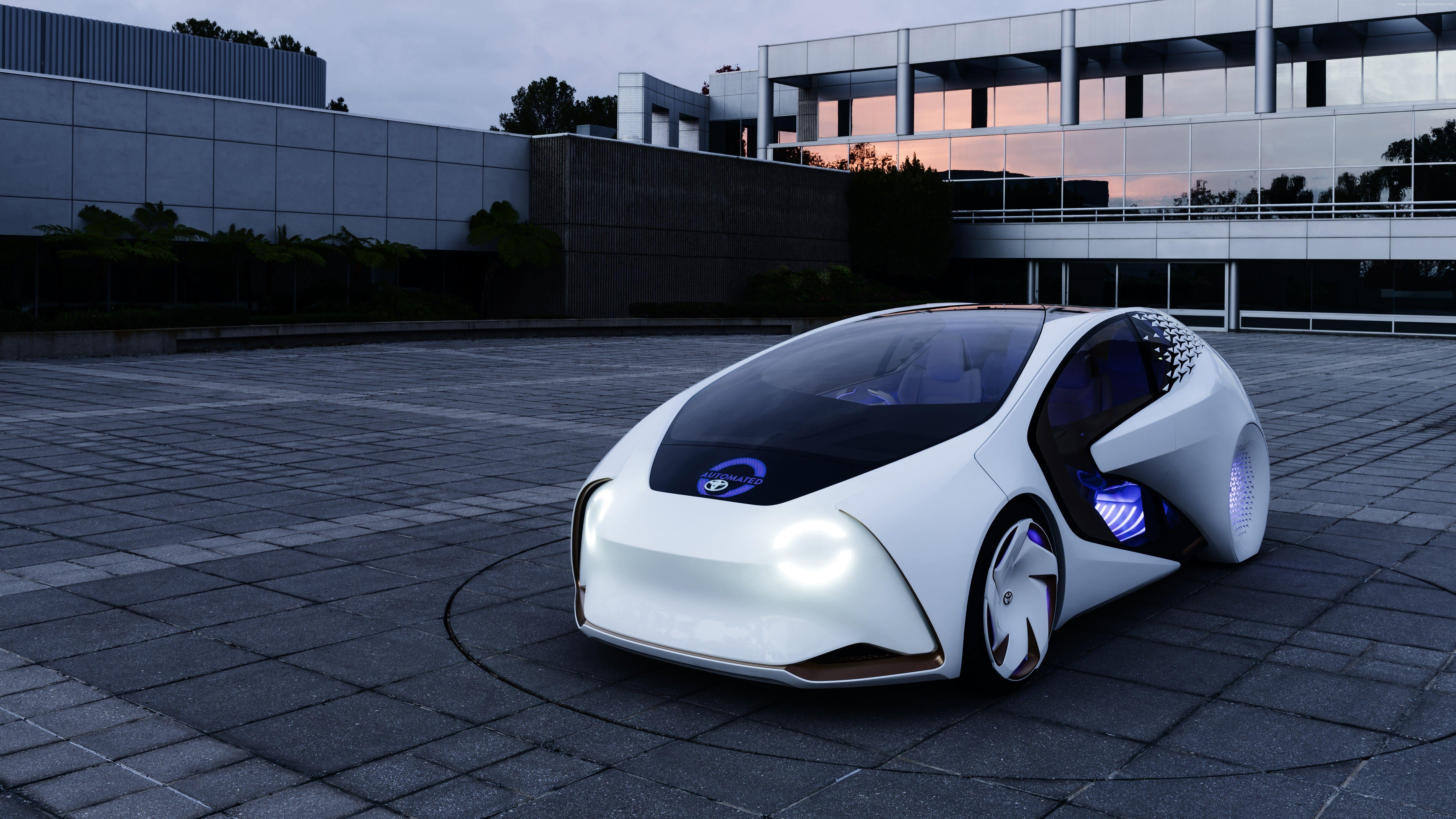 6000x3375 #electric Car, K, #Toyota Concept I. Mocah.org HD Desktop Wallpaper