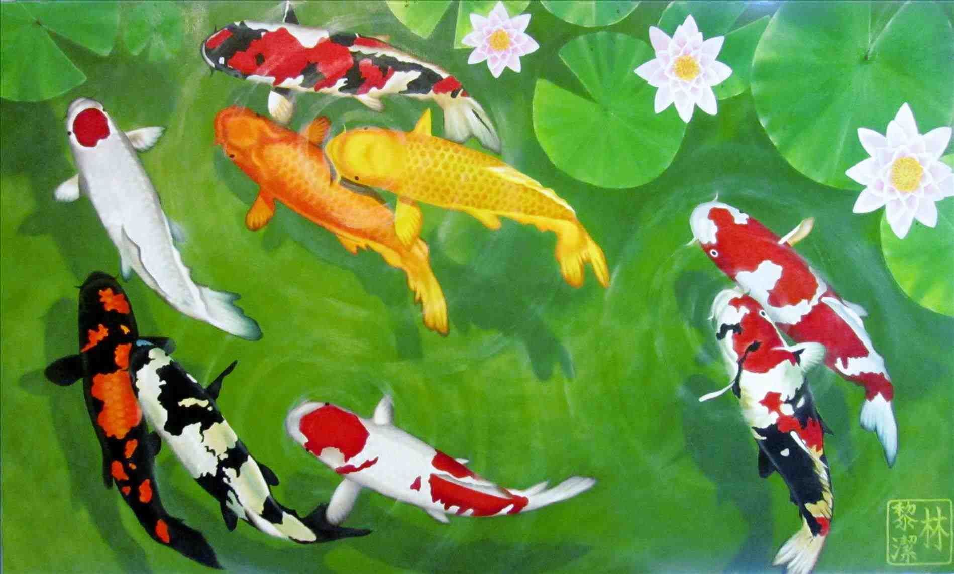 1899x1143 Famous Koi Fish Paintings