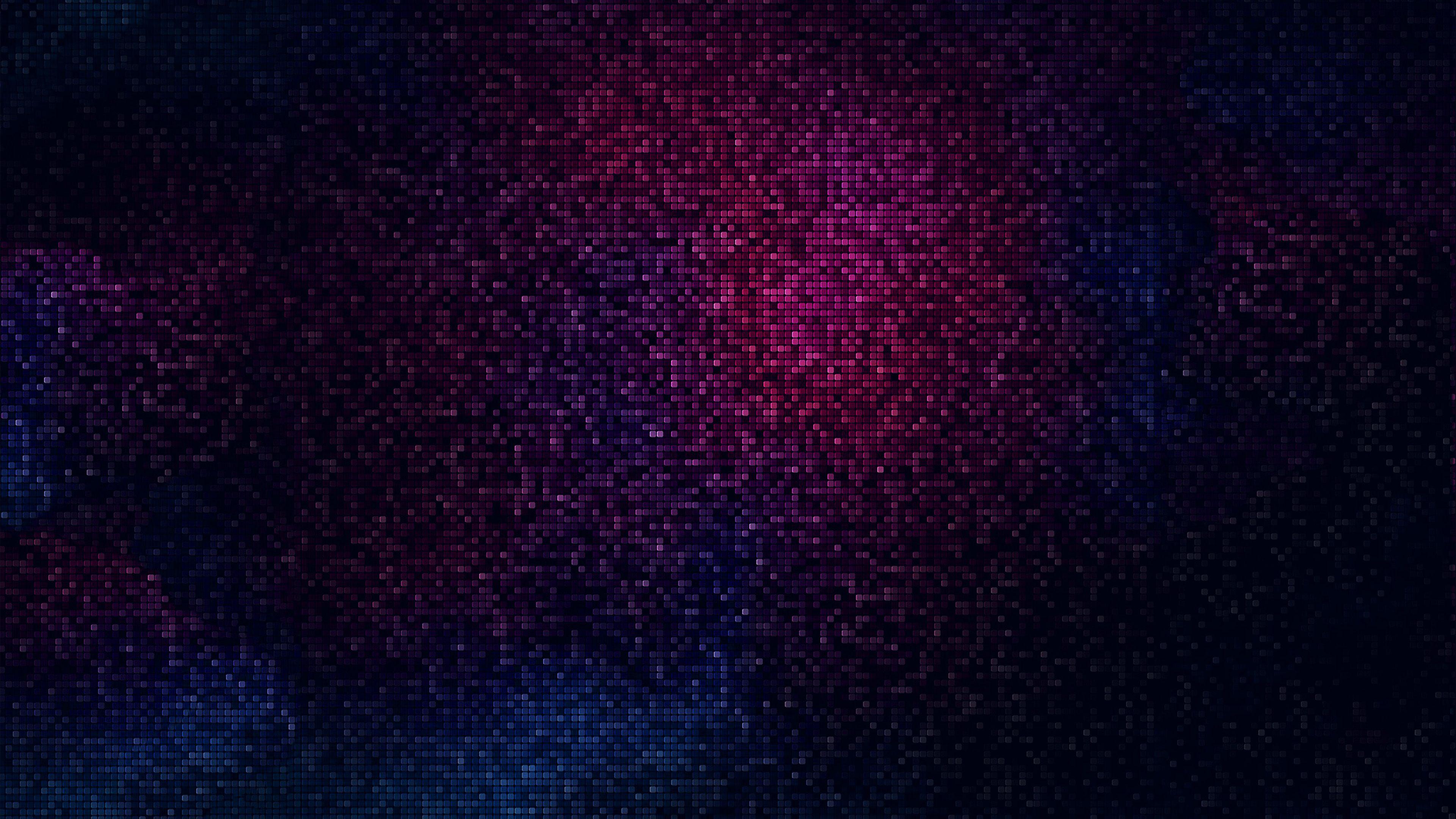 3840x2160 Digital Dark Dot Red Pattern Blue Wallpaper