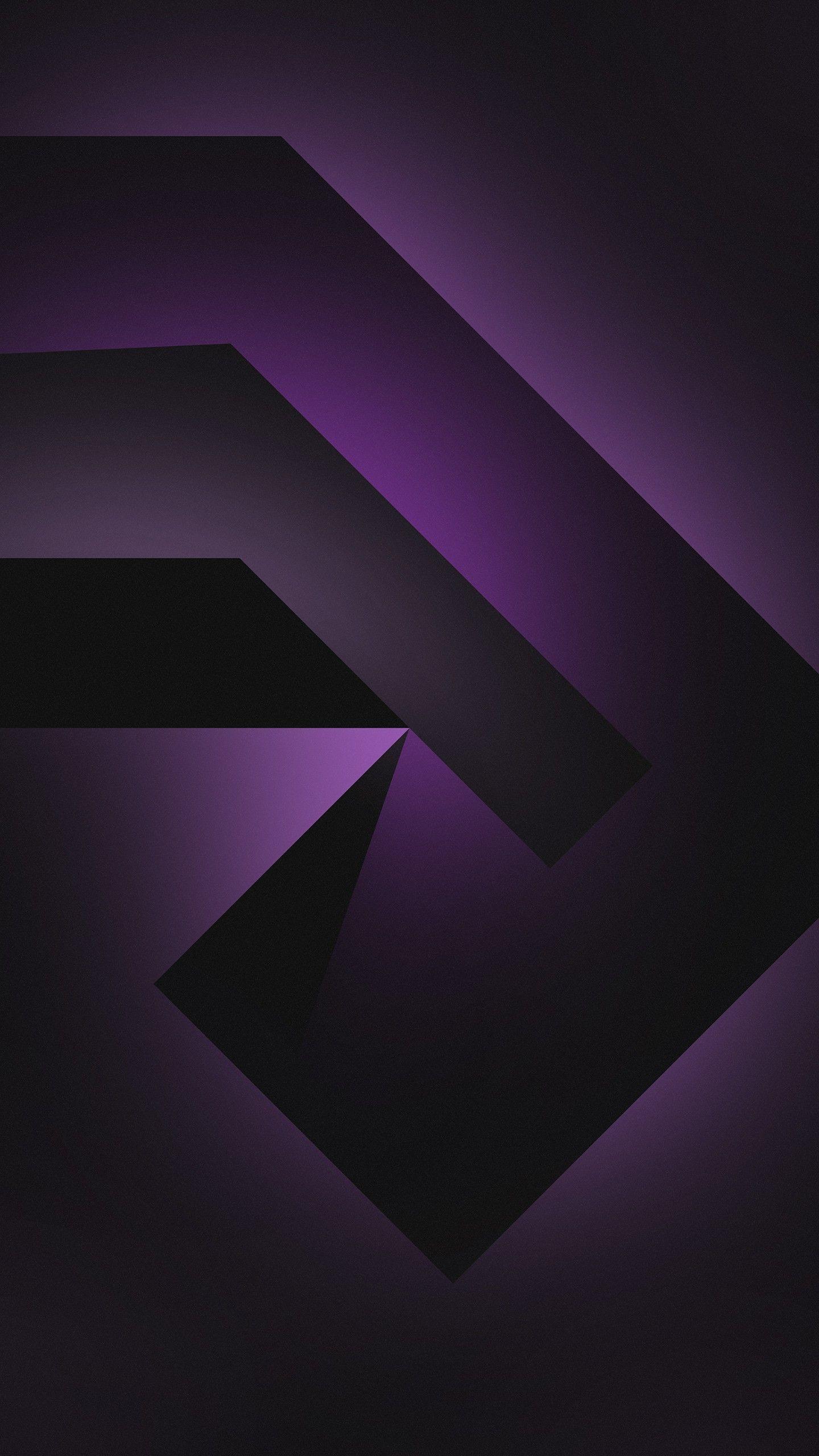 1440x2560 Dark Purple 4K Wallpaper