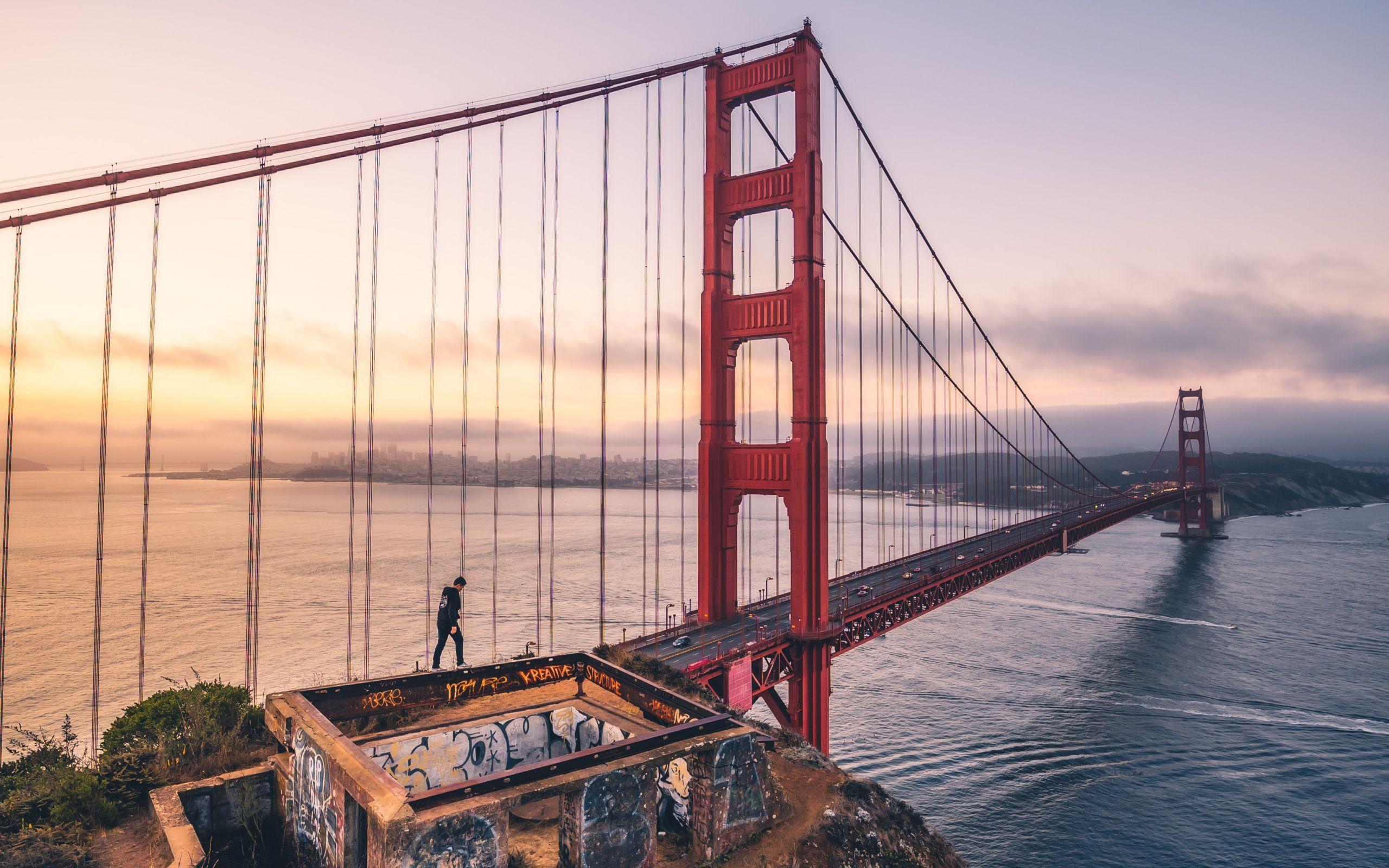 2560x1600 Golden Gate, SF, City Wallpaper