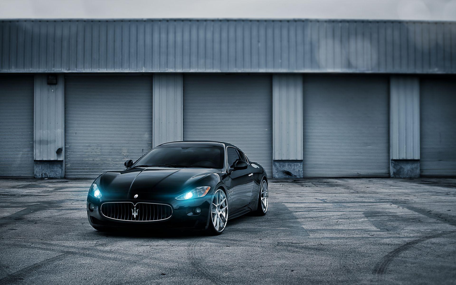 1920x1200 Black Maserati Luxury Car wallpaper
