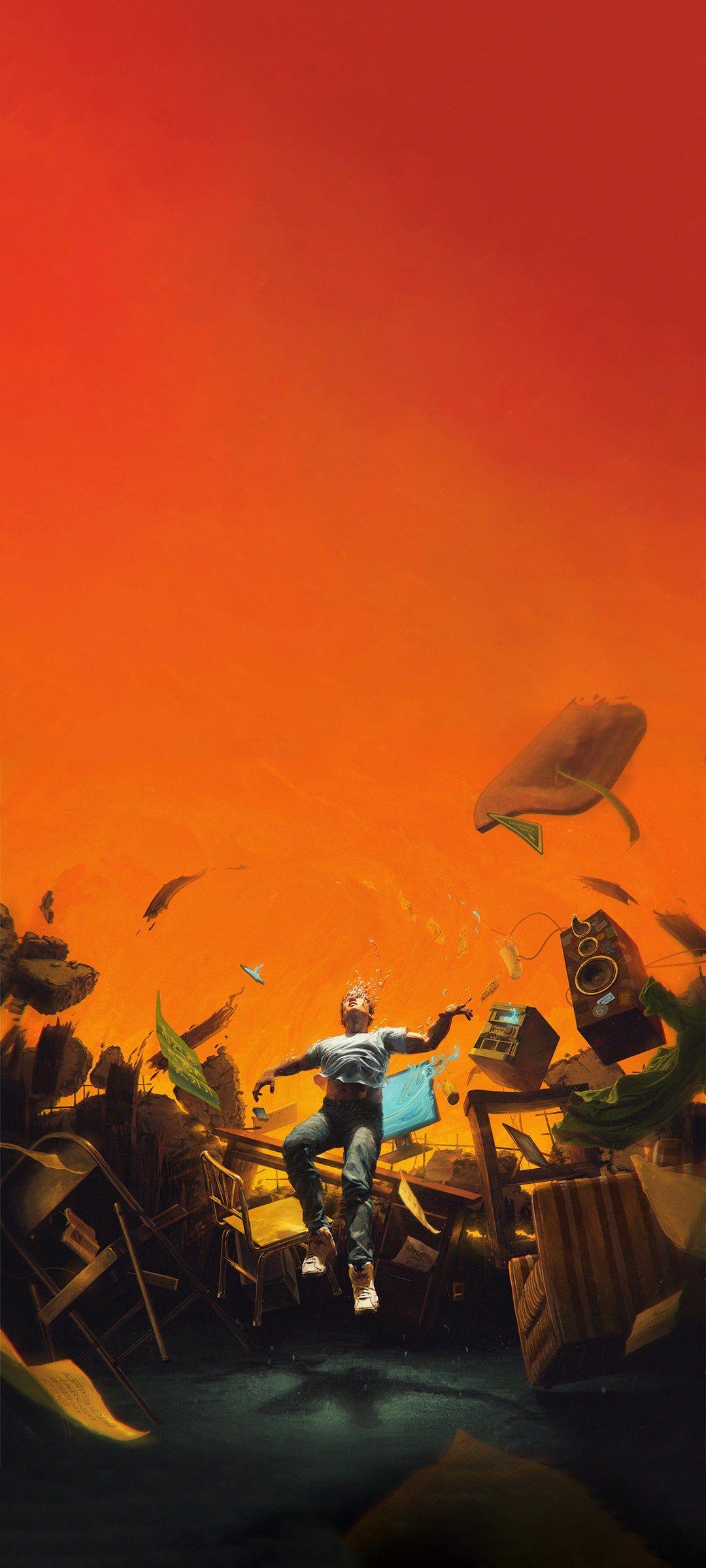 1080x2400 No Pressure Album Cover 2400x1080 Wallpaper (I hope this isn't the last wallpaper I'll make for the sub. SWIPE FOR ALTERNATE WALLPAPER) : Logic_301